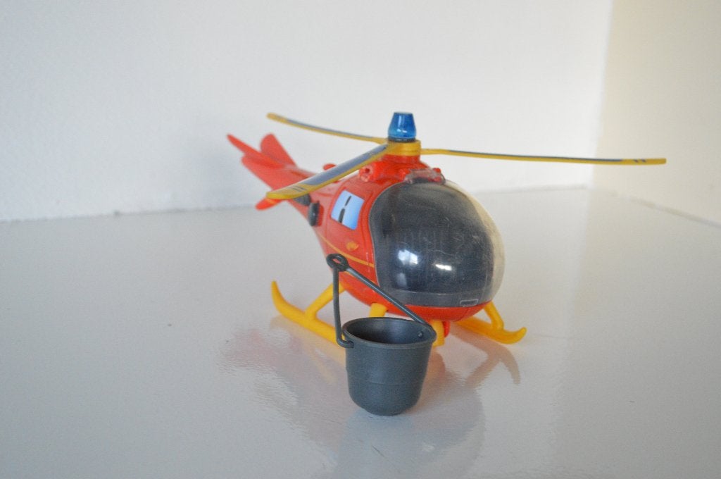Brandweerman Sam Helicopter Wallaby met 1 accessoire, Ophalen of Verzenden, Gebruikt