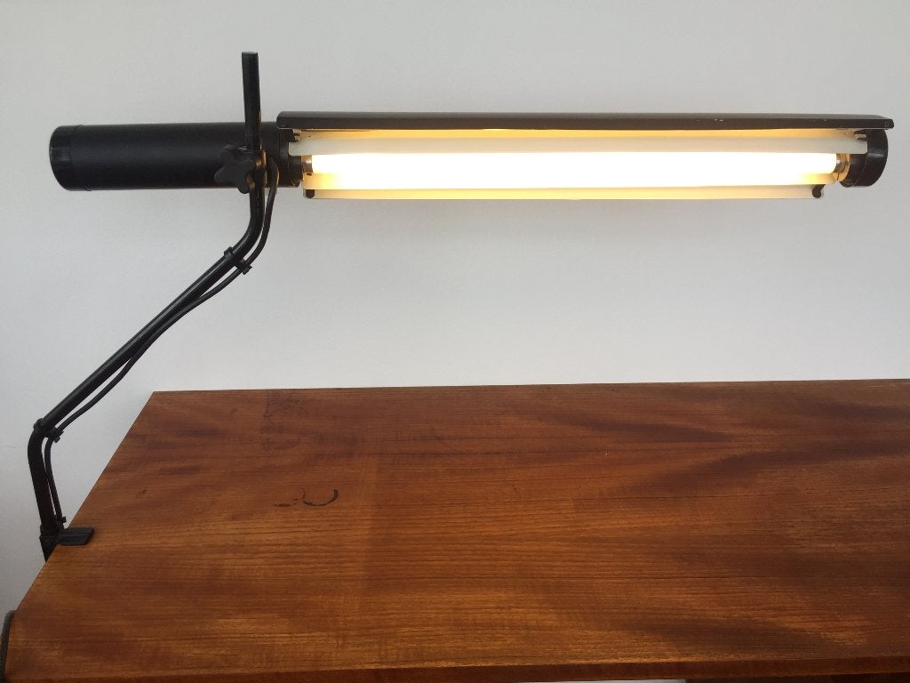 jaren 70 80 DDR design architectenlamp VEB Narva, Huis en Inrichting, Gebruikt, VEB Narva, Ophalen of Verzenden, DDR