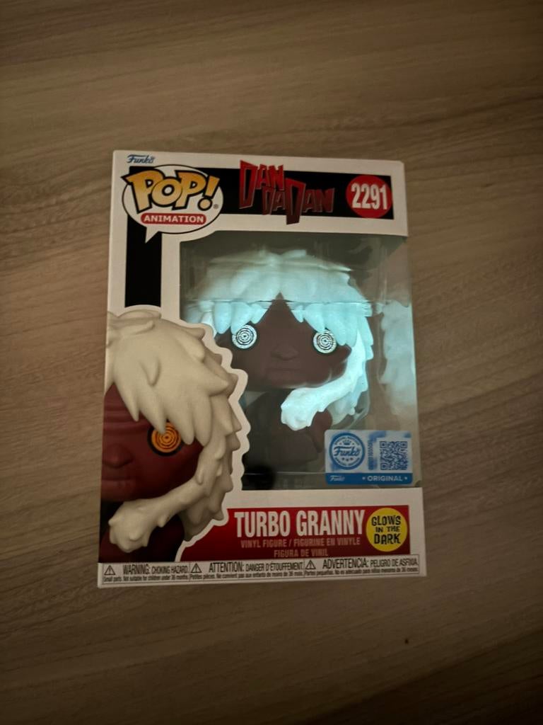 Dandadan #2291 Funko Pop! Turbo Granny Glow in the Dark, Verzamelen, Poppetjes en Figuurtjes, Funko Europe, Nieuw, Ophalen of Verzenden