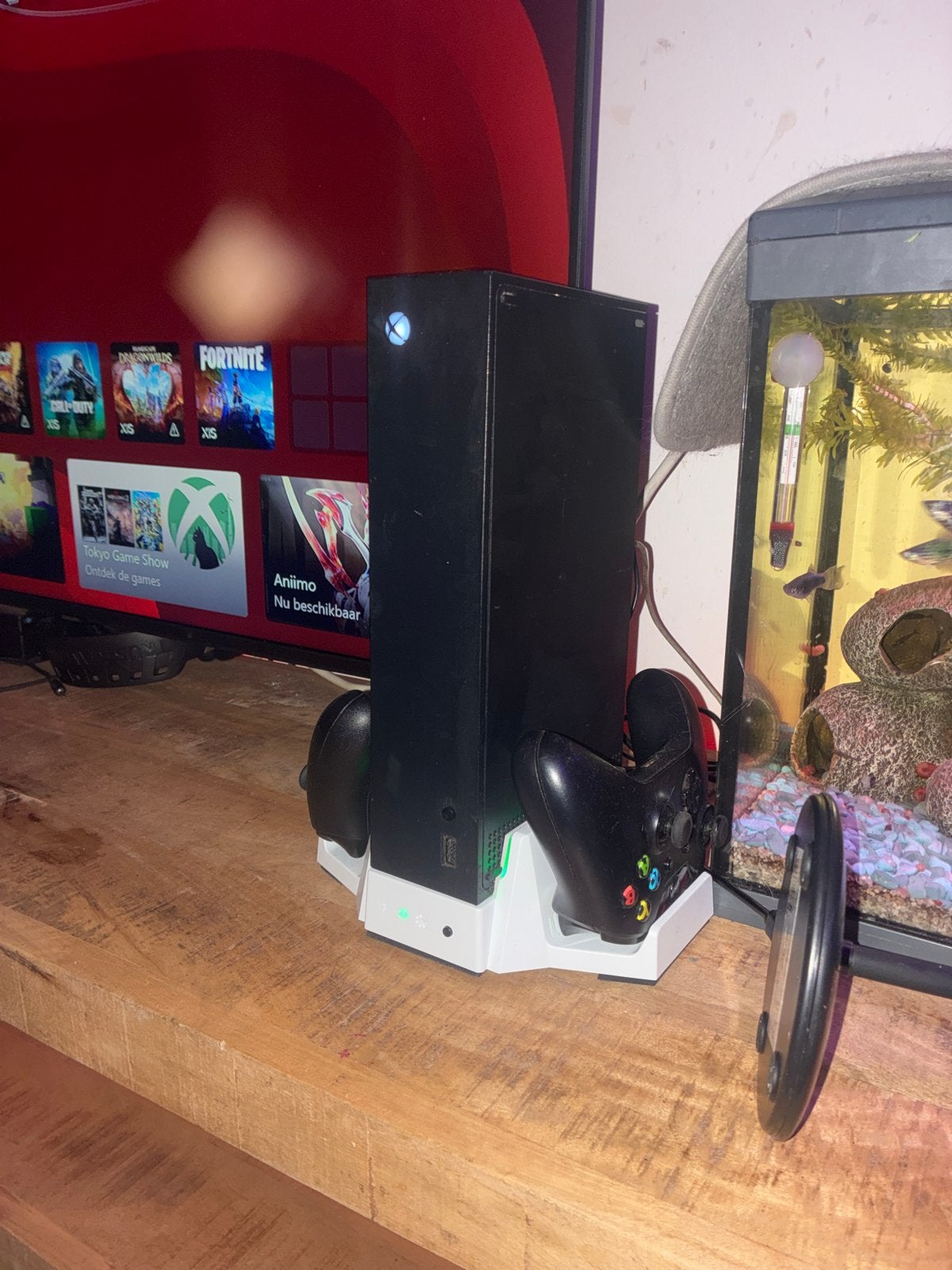 Xbox Series S 1TB met koelingstation en controllerhouders