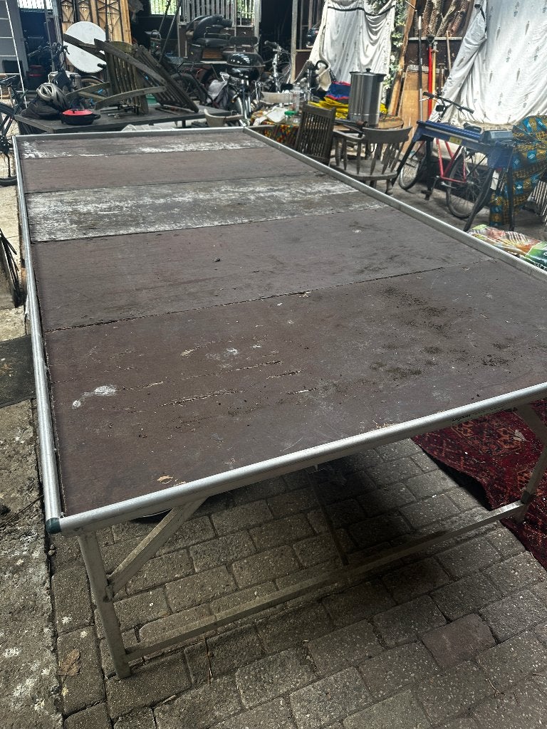 Aluminium kweektafel, Ophalen, Gebruikt
