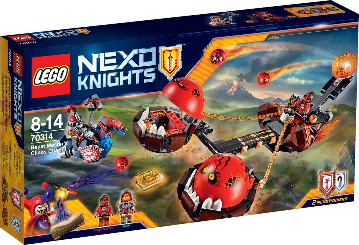 LEGO Nexo Knights 70314 Beast Master's Chaos Chariot, Ophalen of Verzenden