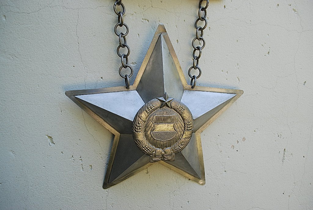 65 cm Wapenschild 1968 Medaille voor Uitstekende Arbeid, Ophalen of Verzenden
