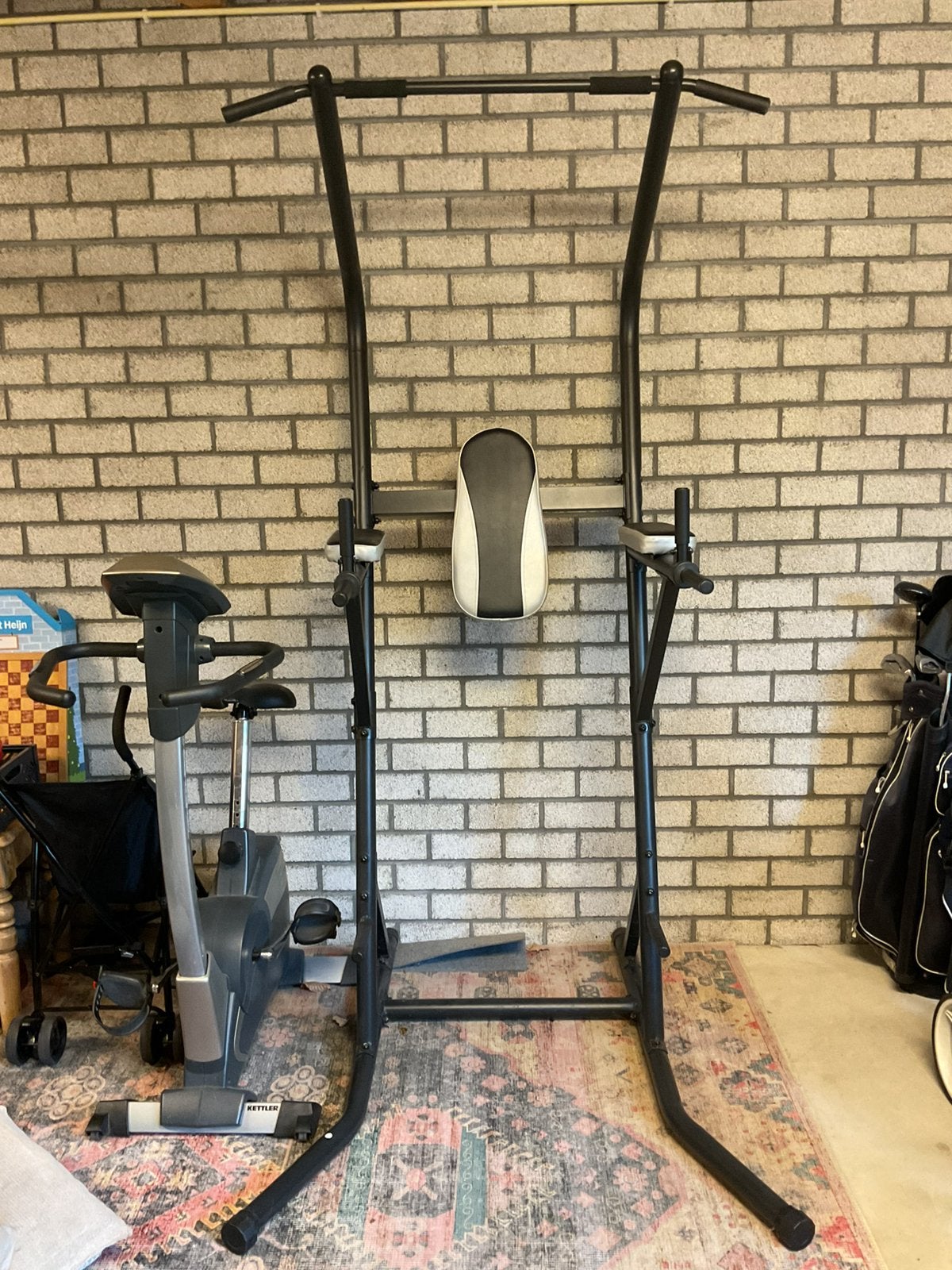 Power tower voor krachttraining, Ophalen, Zo goed als nieuw, Krachtstation