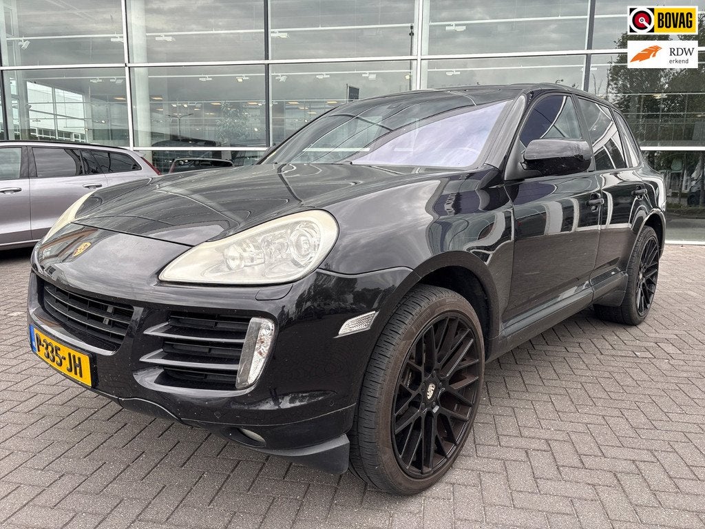 Porsche Cayenne 3.6 V6 Automaat, Leder, Dakje, Luchtvering C, Auto's, Porsche, Cayenne, Gebruikt, Zwart, 3598 cc