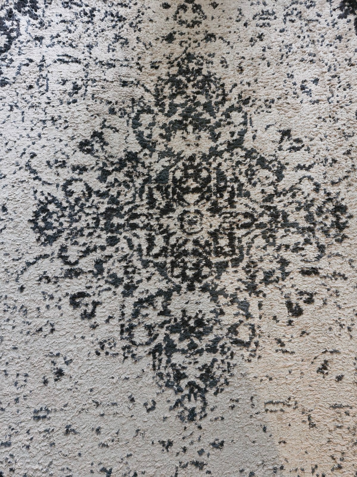 Vloerkleed Karwei - Groen met Medaillon Patroon, Ophalen, Gebruikt, 150 tot 200 cm, 150 tot 200 cm