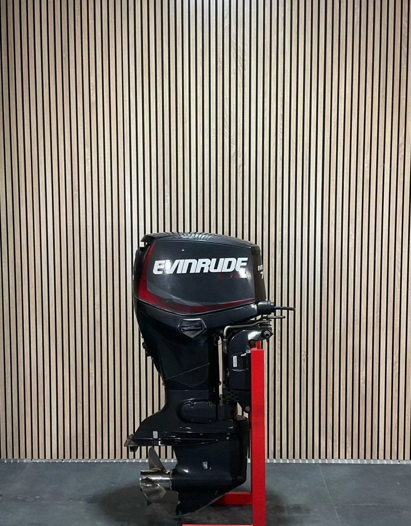 Evinrude E-TEC 75 PK buitenboordmotor, Niet ingevuld, Niet ingevuld, Zo goed als nieuw, 30 pk of meer
