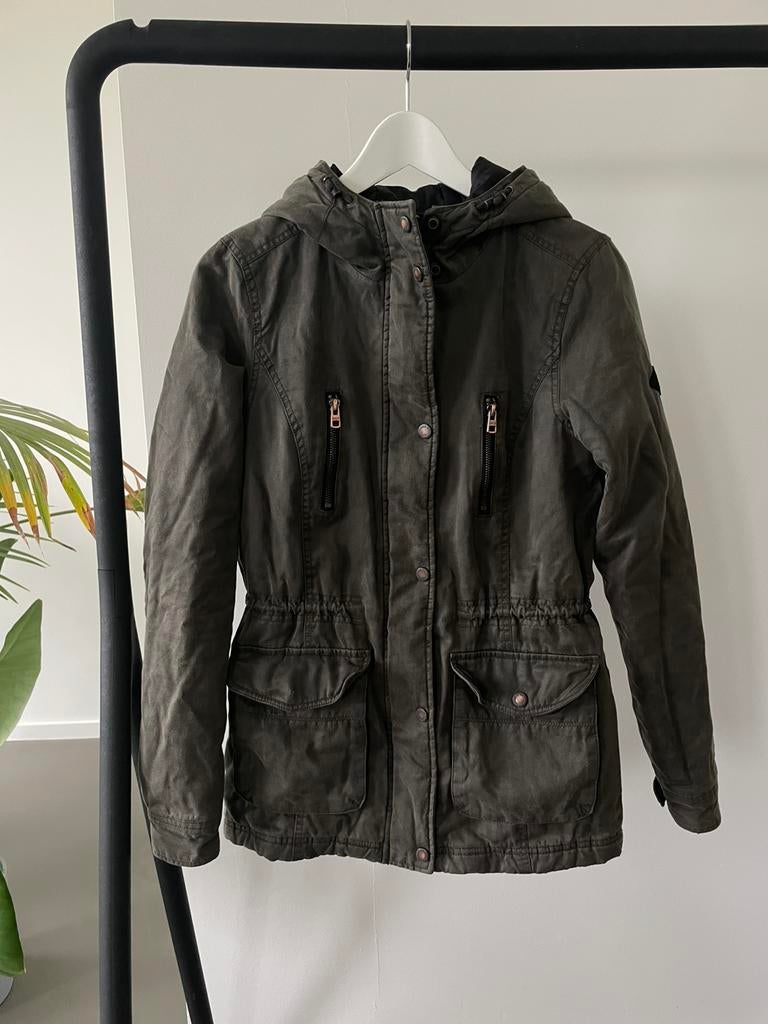 Winterjas van Only, Ophalen of Verzenden, Zo goed als nieuw, Maat 34 (XS) of kleiner, Groen