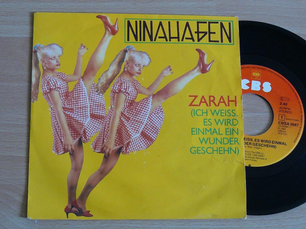 single Nina Hagen * Zarah, Verzenden, Gebruikt, Pop