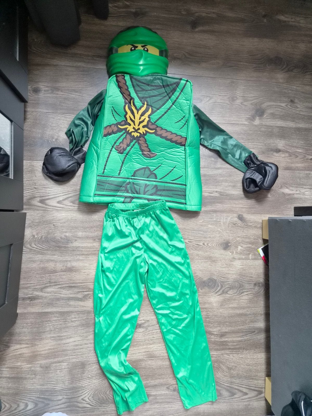 Ninjago Lloyd kostuum - Groen Ninja verkleedpak, Ophalen, Zo goed als nieuw