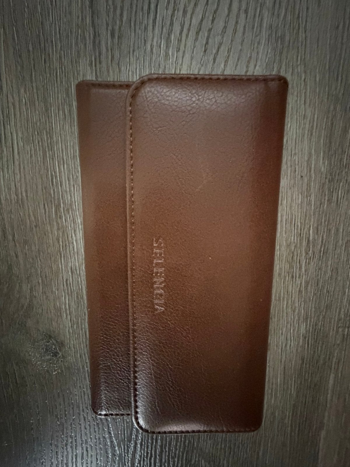 Selencia Vegan Leren Telefoon Clutch met Afneembare Hoes, Telecommunicatie, Ophalen of Verzenden, Nieuw, Hoesje of Tasje