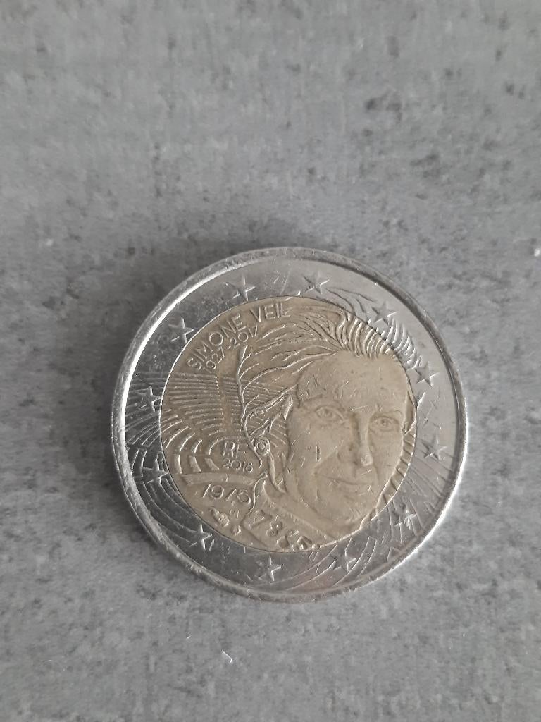 Munt 2 Euro - Frankrijk 2018 - Simone Veil, Postzegels en Munten, Munten | Europa | Euromunten, Ophalen of Verzenden, Frankrijk