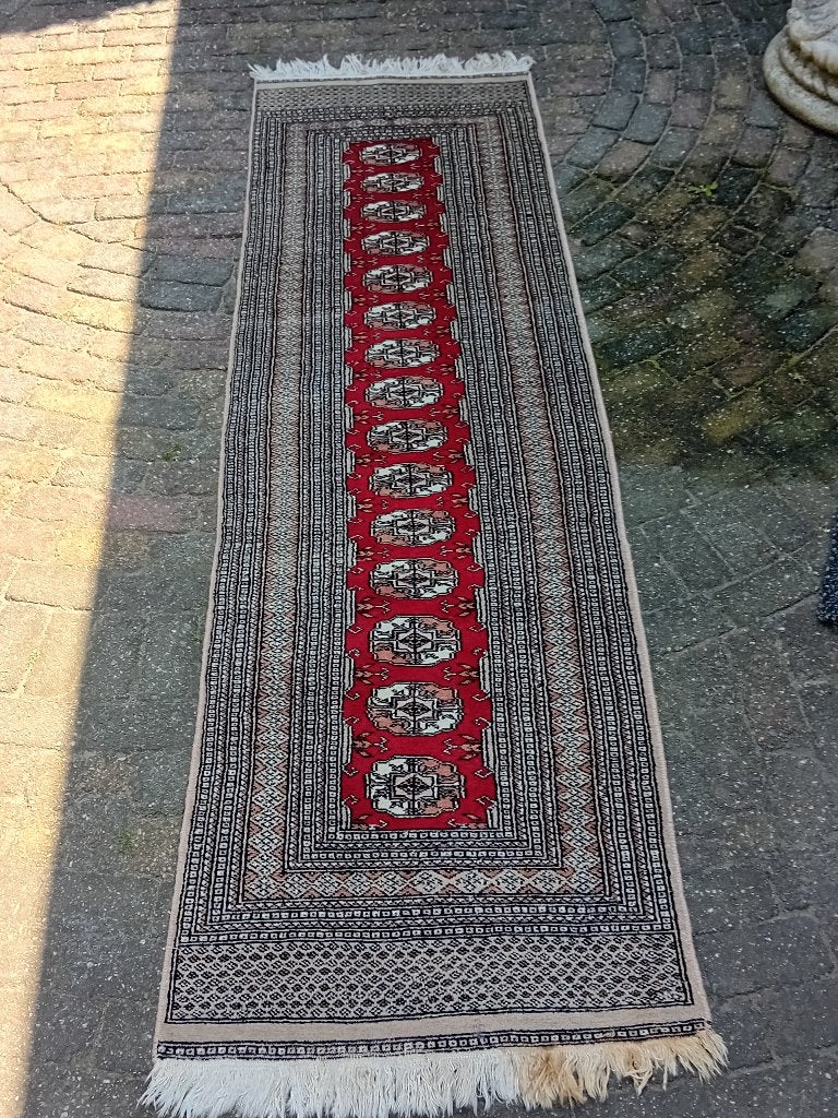 Oosters Bukhara tapijt / loper, Huis en Inrichting, Stoffering | Tapijten en Kleden, Ophalen, Overige kleuren, Perzisch, 200 cm of meer