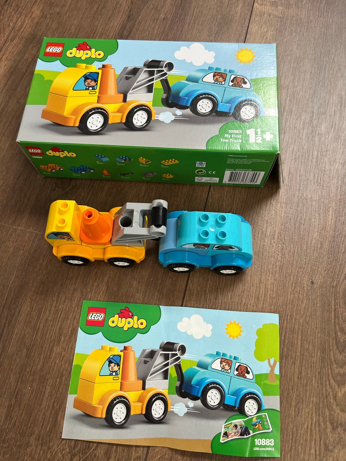 LEGO Duplo Mijn Eerste Sleepwagen (10883), Ophalen of Verzenden, Zo goed als nieuw, Compleet, Duplo