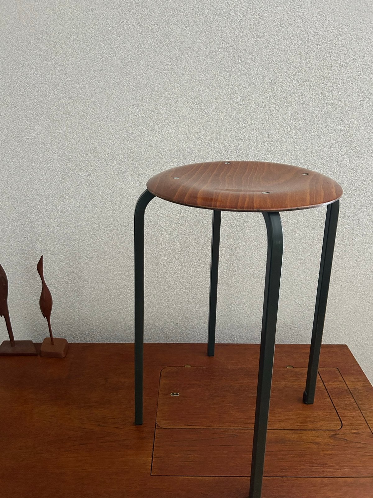 Vintage krukje - Hout en metaal, Ophalen, Gebruikt, Hout