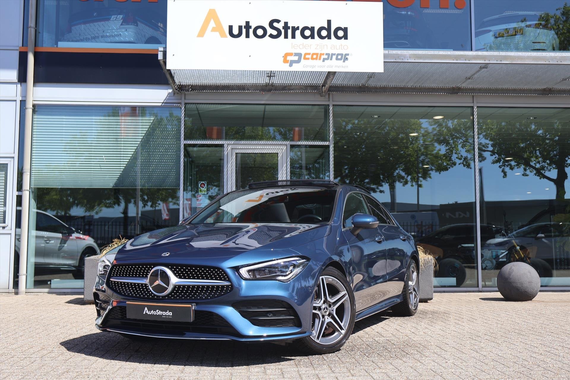 Mercedes CLA Coupé 200 AMG-LINE 163pk I Pano I Sfeerverlich, Auto's, CLA, Gebruikt, 4 cilinders, Met garantie (alle)