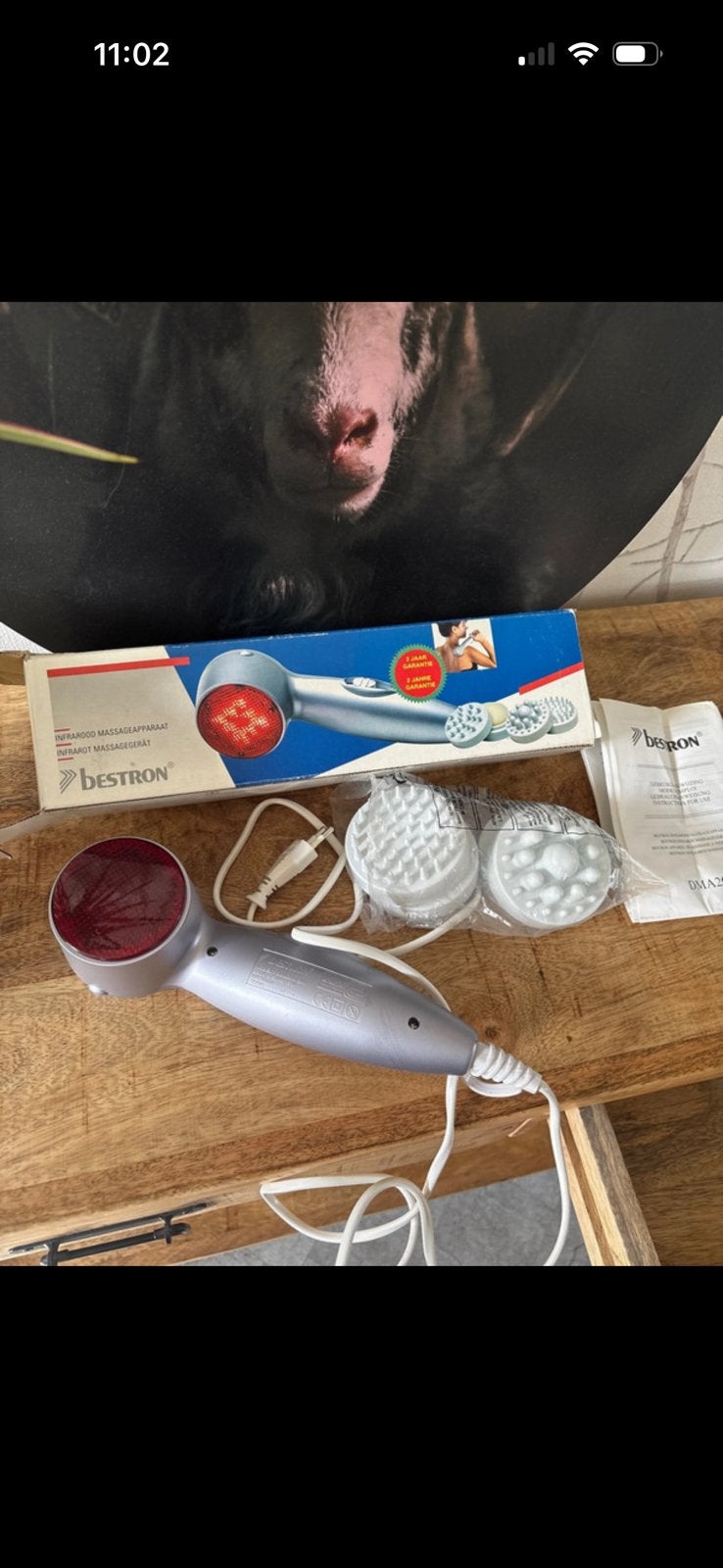 Bestron zgan infarood massage apparaat, Ophalen of Verzenden, Zo goed als nieuw, Overige typen