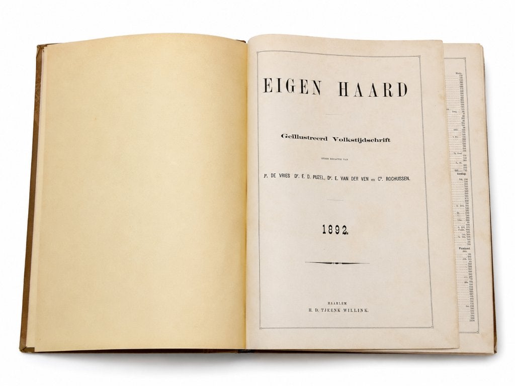 Eigen Haard 1892 – Antiek Geïllustreerd Volkstijdschrift, Ophalen of Verzenden