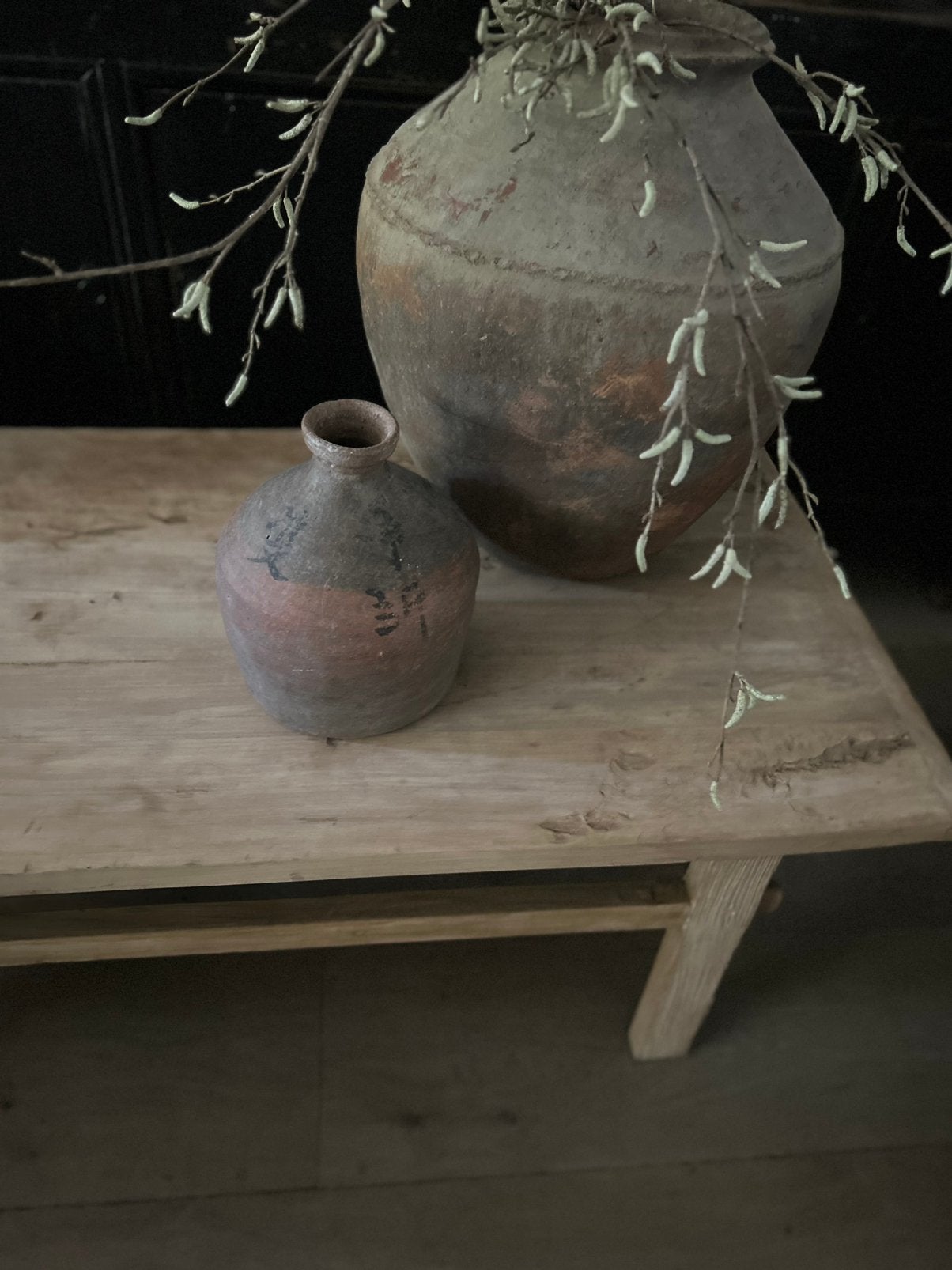 Chinese elmwood salon tafel bijzettafel bankje oosters s, Ophalen