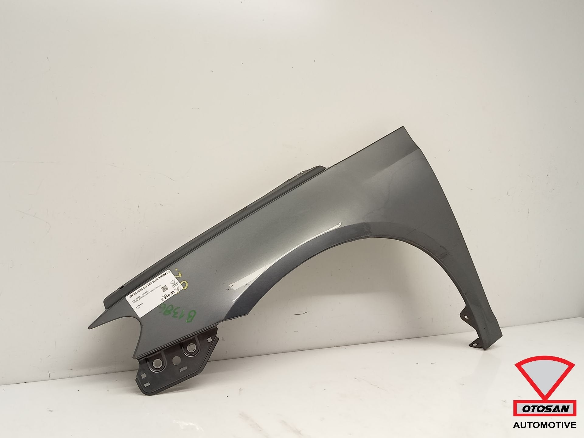 VW Scirocco 1K8 Zijscherm Spatbord Links Voor Origineel!, Gebruikt, Volkswagen, Volkswagen AG, Links
