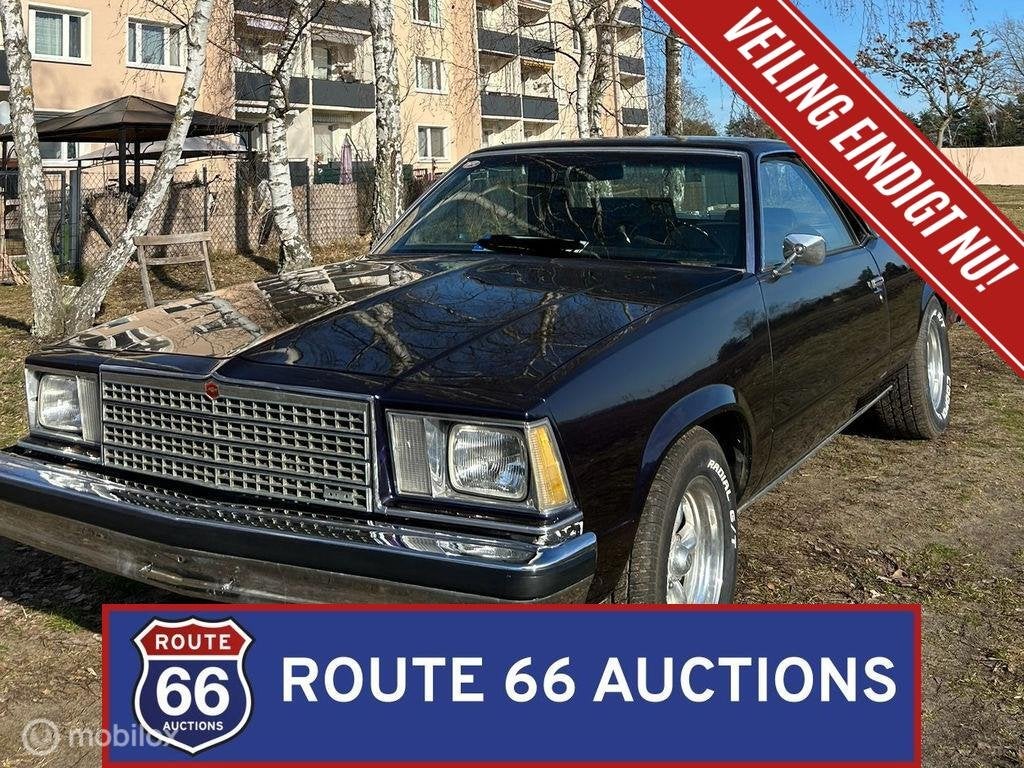 Chevrolet El Camino | 1979 | Route 66 Auctions, Auto's, Overige carrosserieën, Chevrolet, Zwart, Bedrijf