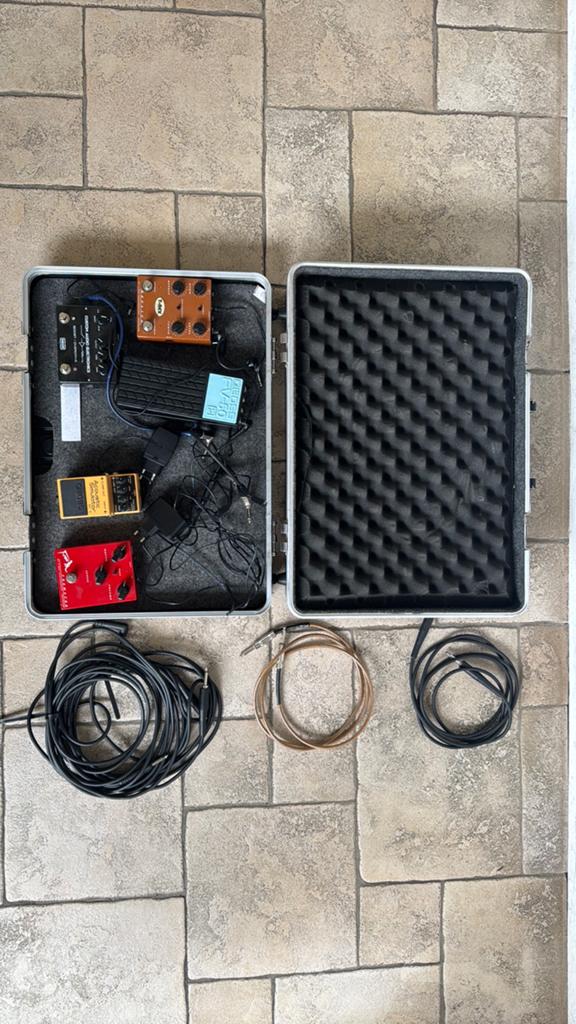 Complete set gitaar effectpedalen inclusief koffer, Muziek en Instrumenten, Ophalen, Gebruikt, Delay of Echo