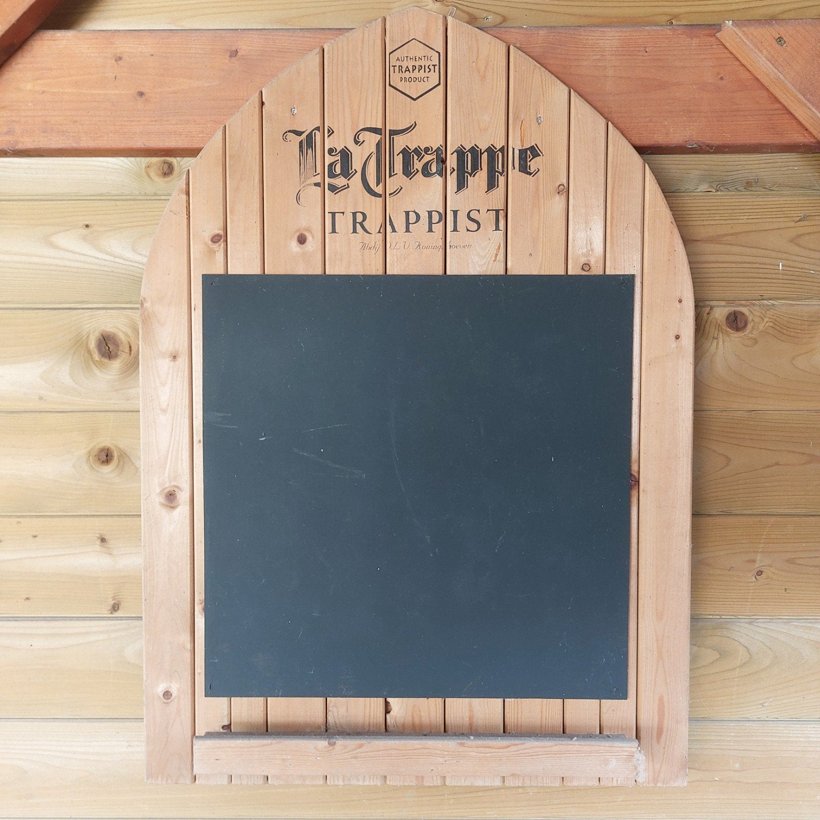 Krijtbord la trappe mancave decoratie tuinkamer overkapping, Ophalen of Verzenden, Krijtbord