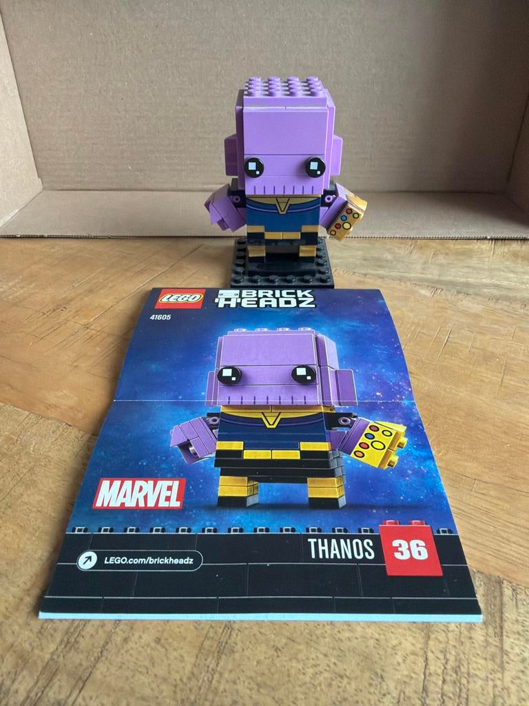 Lego Brickheadz 41605 Thanos, Ophalen, Zo goed als nieuw, Complete set, Lego