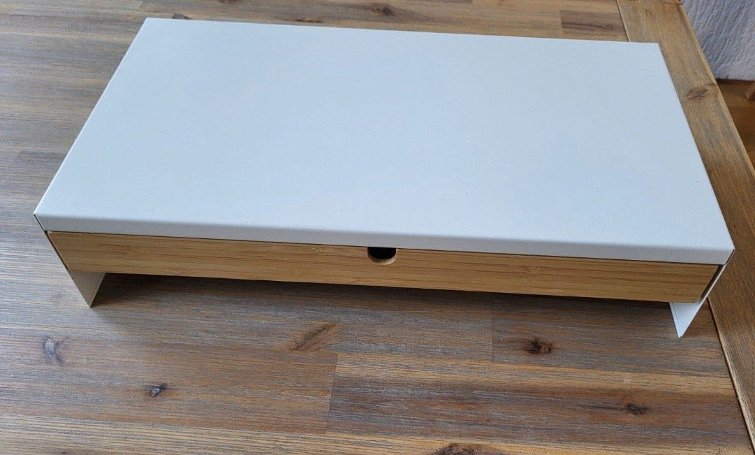 Monitor standaard tafel Elloven. Ikea, Ophalen, Zo goed als nieuw