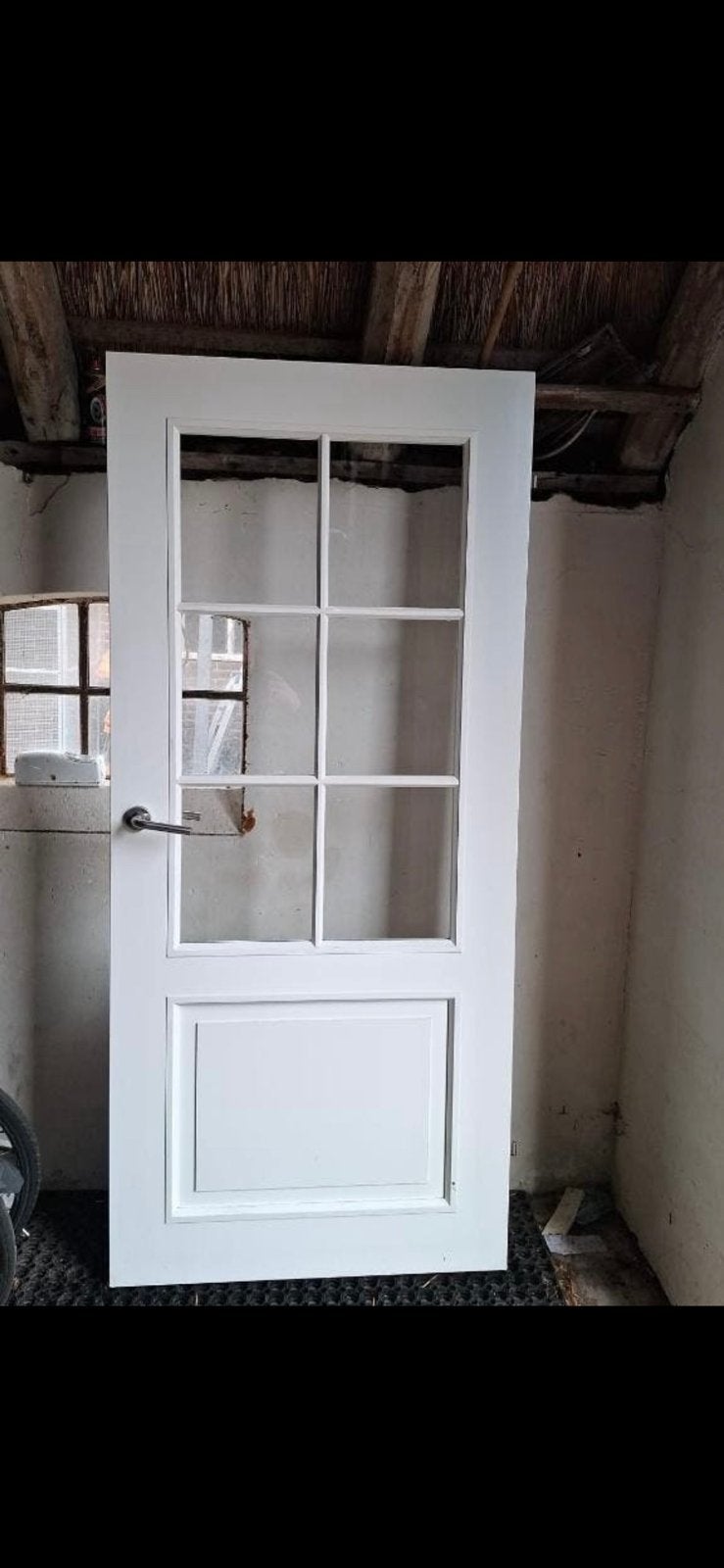 Mooie witte deur  202cm x 92cm, Doe-het-zelf en Verbouw, Deuren en Horren, Ophalen, 80 tot 100 cm, Binnendeur, Zo goed als nieuw