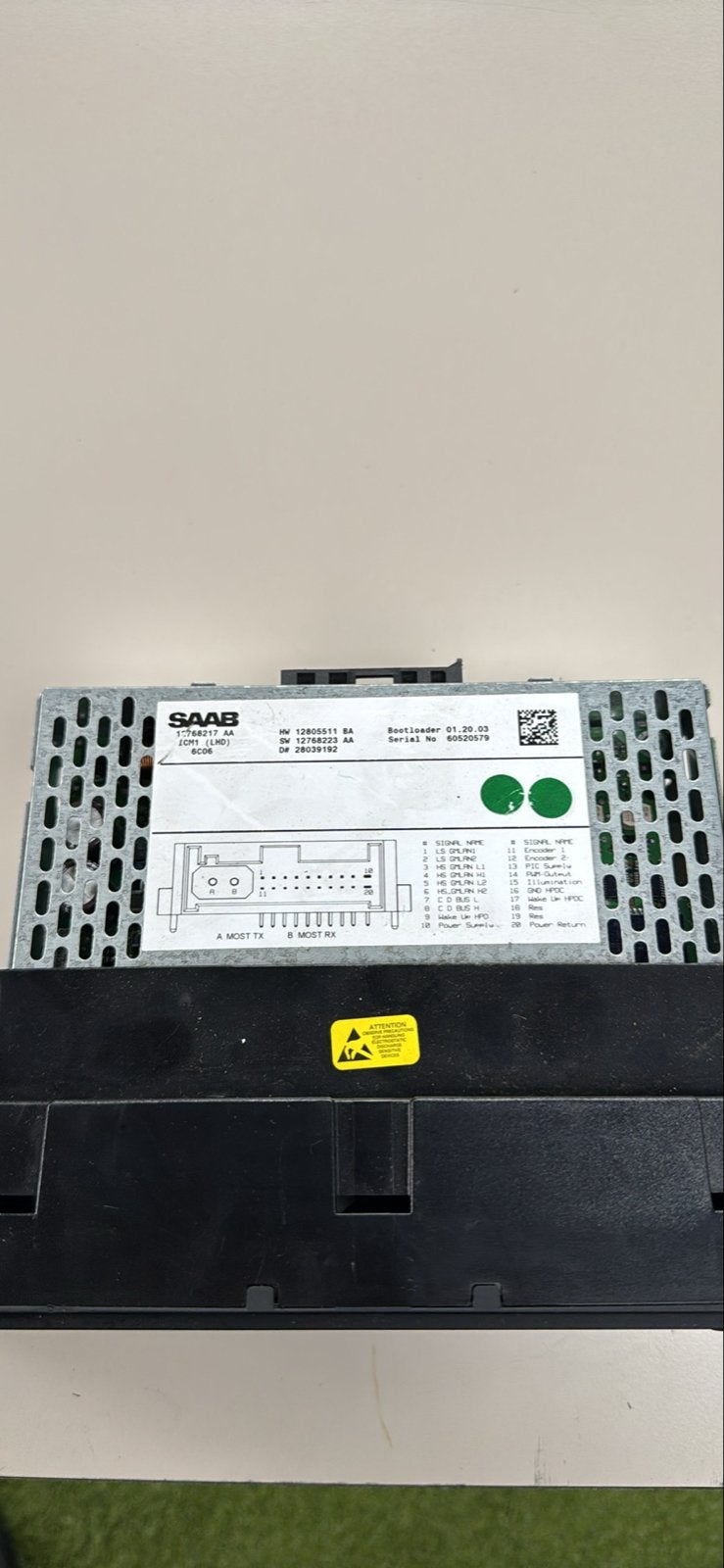 Saab 9-3 Radio icm 1, Auto diversen, Ophalen of Verzenden, Gebruikt