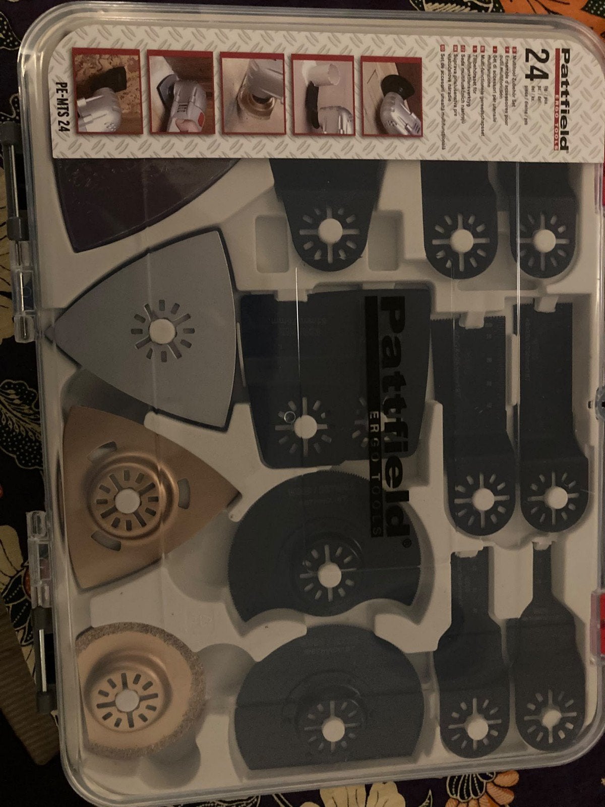 Pattfield Multitool Accessoireset PE-MTS 24 - 24-delig, Ophalen of Verzenden, Nieuw, Overige typen, Overige merken