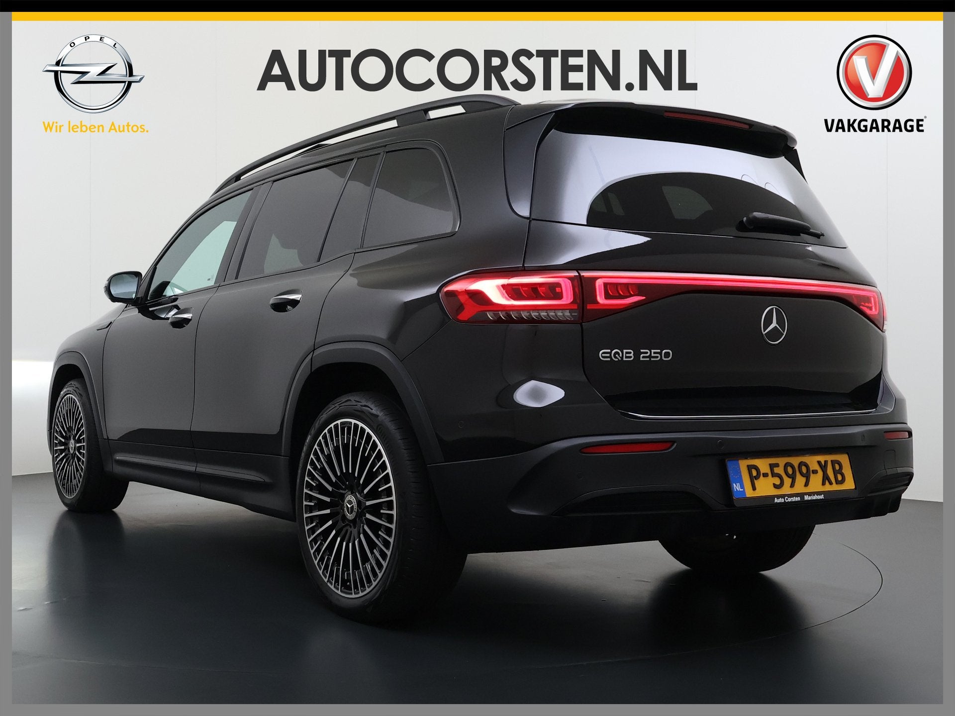 Mercedes-Benz EQB 250 AMG Pano-Dak 7-Pers.Leer/Alcantara Nig, Auto's, Dealer onderhouden, Gebruikt, 190 pk, 7 stoelen