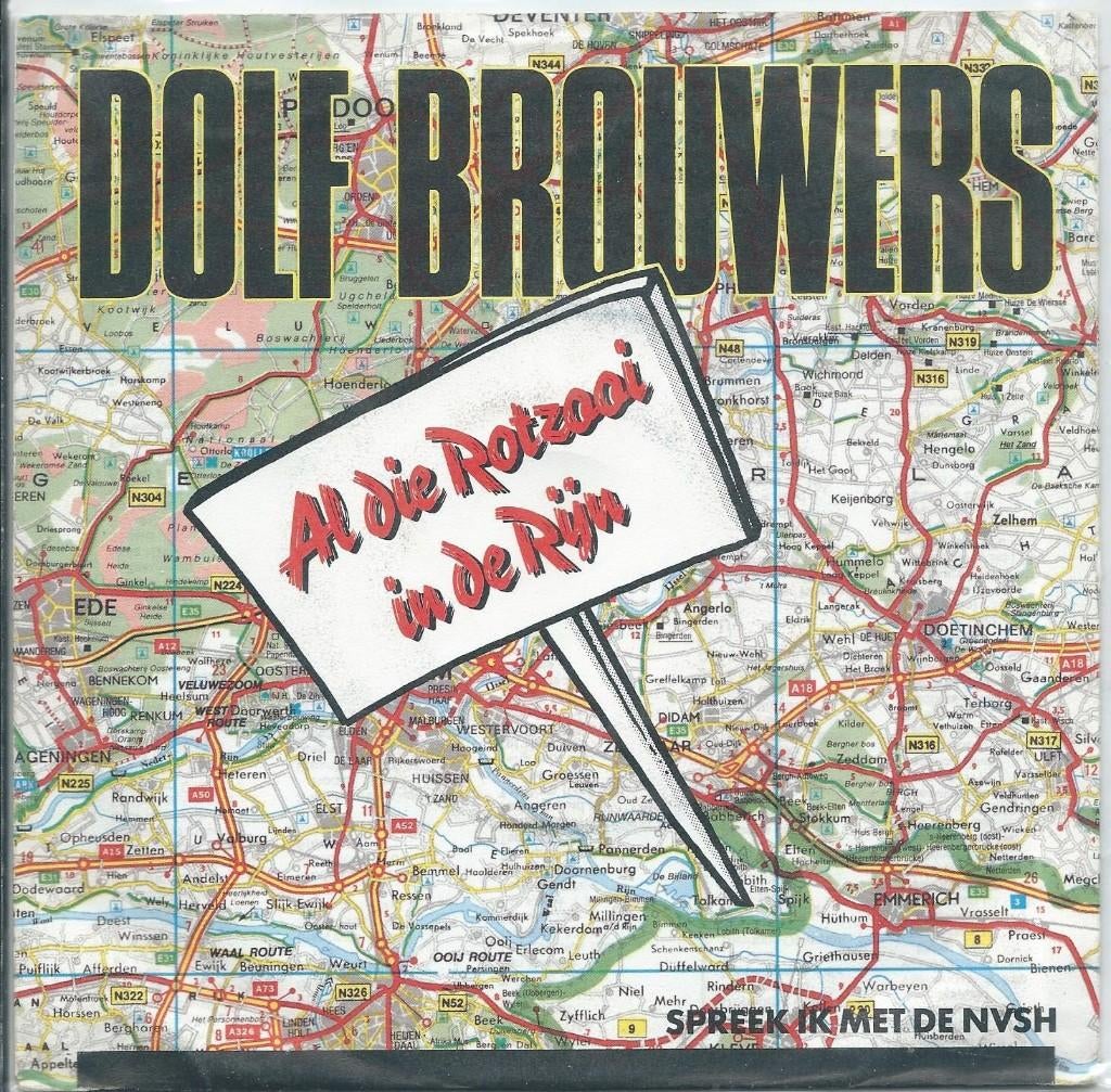 Vinyl Single Dolf Brouwers, Ophalen of Verzenden, Gebruikt, Nederlandstalig