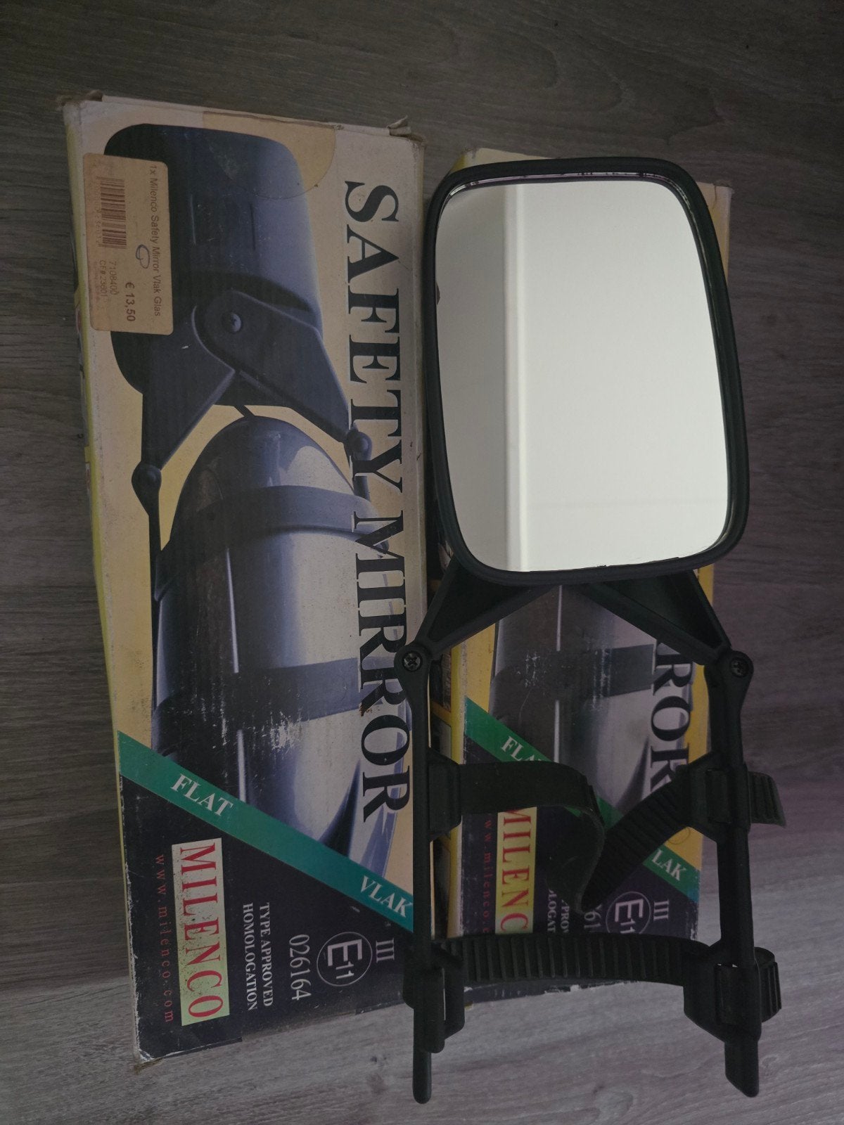 Milenco Safety Mirror Vlak - Caravanspiegel, Ophalen of Verzenden, Zo goed als nieuw