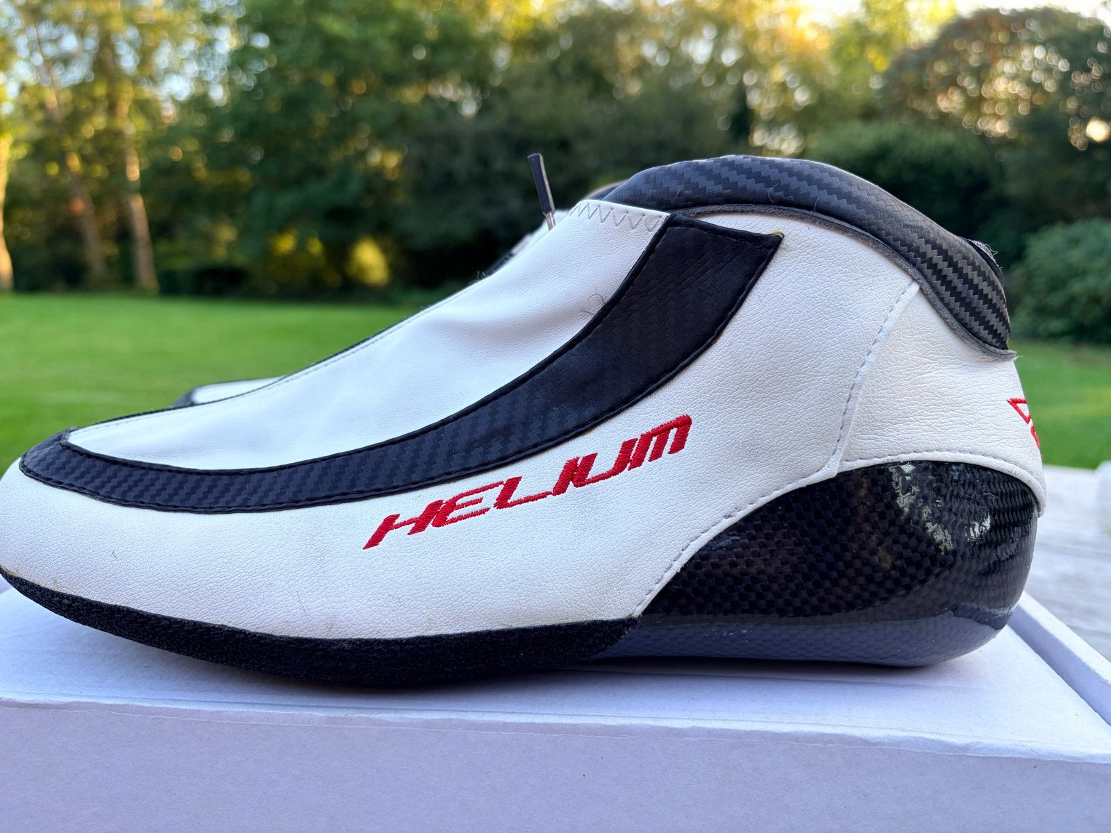 EVO Helium schaatsschoenen, maat 43 brede leest, Sport en Fitness, Ophalen of Verzenden, Gebruikt, Noren, Overige merken