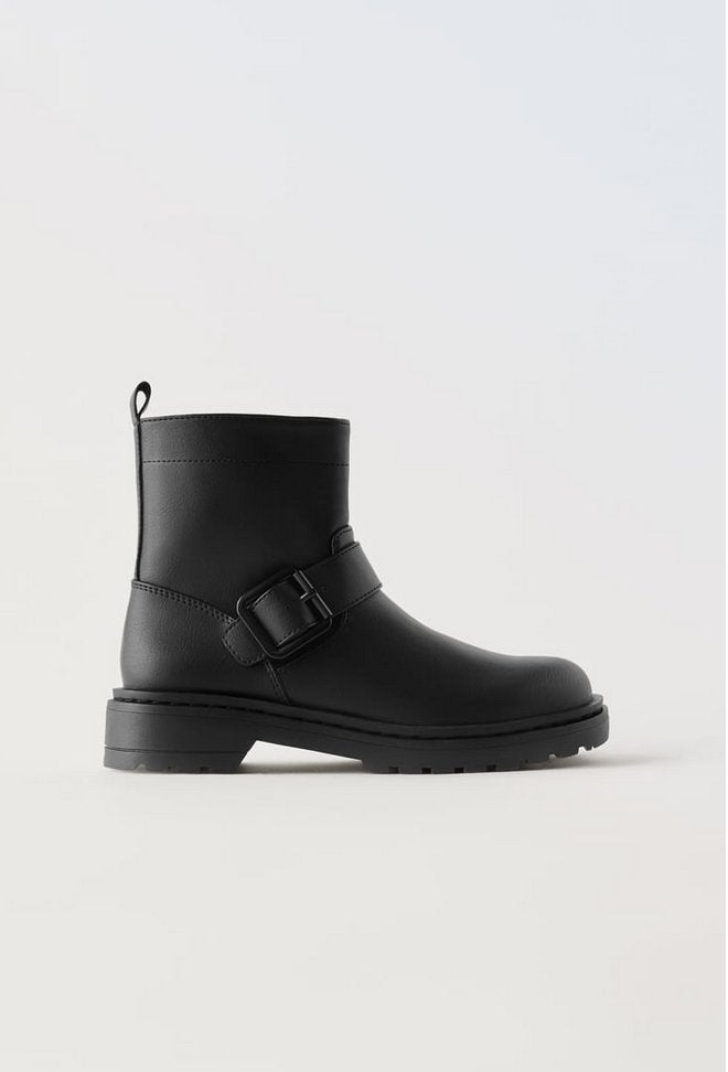 zara biker boots 39 nieuw, Ophalen of Verzenden, Nieuw, Zwart