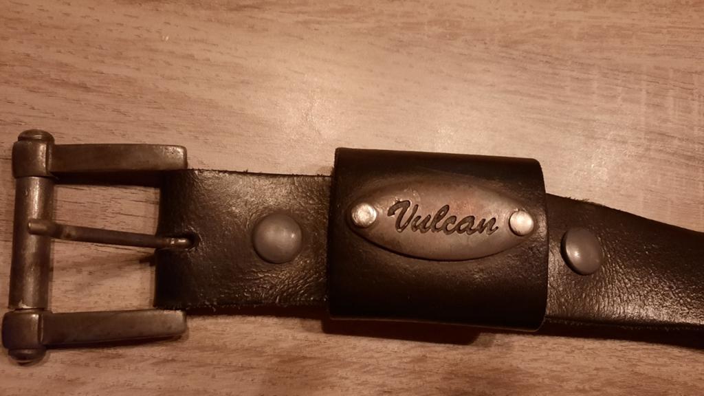 Kawasaki Vulcan Leren Riem - Stoer & Stijlvol, Riem of Ceintuur, Gedragen, Echt leder, Zwart