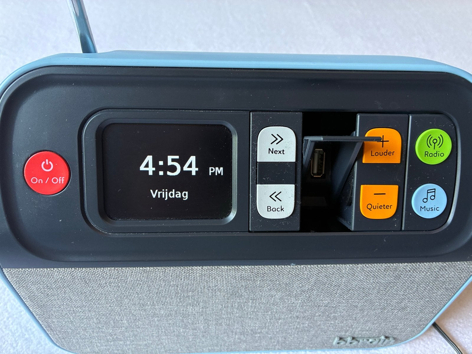 Bbrain Radio 4 - Digitale Radio met USB-aansluiting, Ophalen of Verzenden, Zo goed als nieuw, Radio