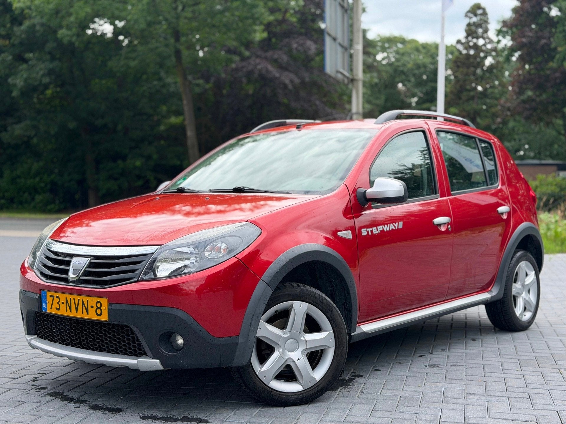 Dacia Sandero 1.6 Stepway/Airco/Elekt.ramen/APK 11-2026/LMV, Auto's, Dacia, 4 cilinders, 1070 kg, Origineel Nederlands, Bedrijf