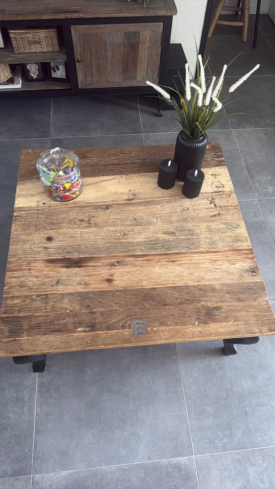 Riviera Maison salontafel, Huis en Inrichting, Ophalen, 50 tot 100 cm, Zo goed als nieuw, Minder dan 50 cm