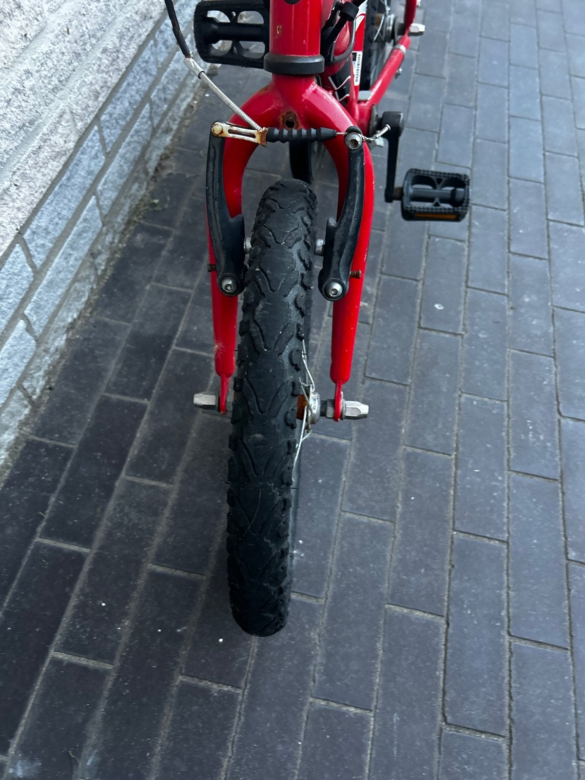 Batavus Snake kinderfiets rood - 16 inch, Ophalen, Gebruikt, Velgrem, Minder dan 16 inch