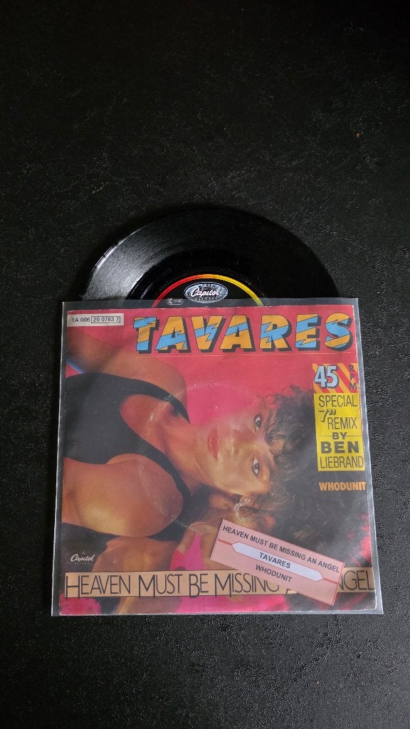 45 toeren, 7”single van: Tavares, Gebruikt, 7 inch, Ophalen of Verzenden, Pop