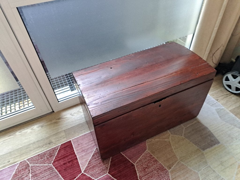 antieke (boeken) kist, Ophalen