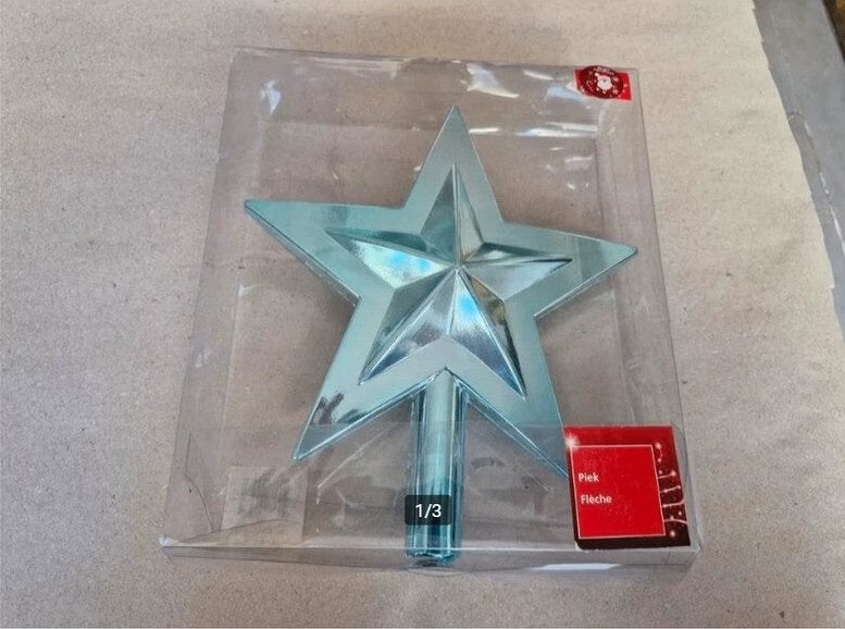 Ice blue piek 25cm h, Evora, Onbekend, Nieuw, Ophalen of Verzenden