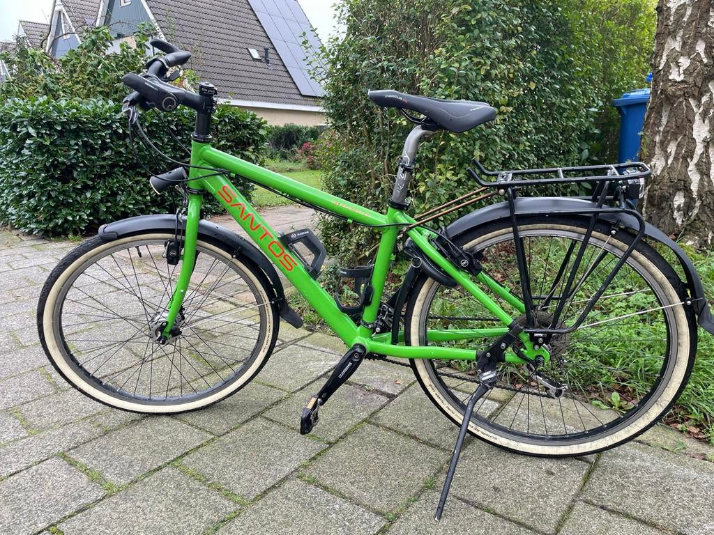 Santos Travelmaster Trekkingfiets - Groen, Fietsen en Brommers, Fietsen | Heren | Herenfietsen, Gebruikt, Overige merken, Minder dan 49 cm