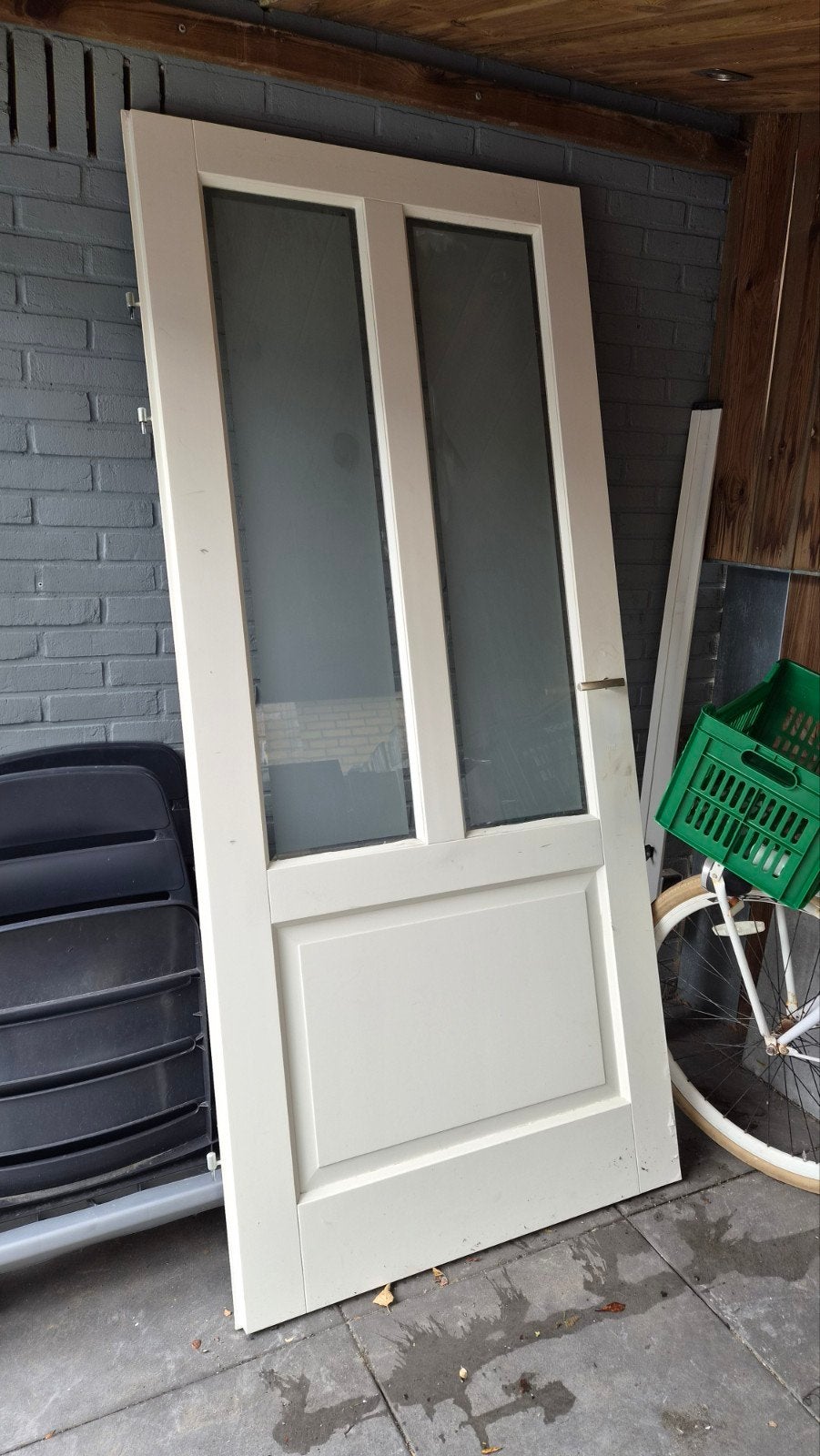 Gratis af te halen: 2 binnendeuren (opknappers), Ophalen, Gebruikt, Binnendeur, 200 tot 215 cm