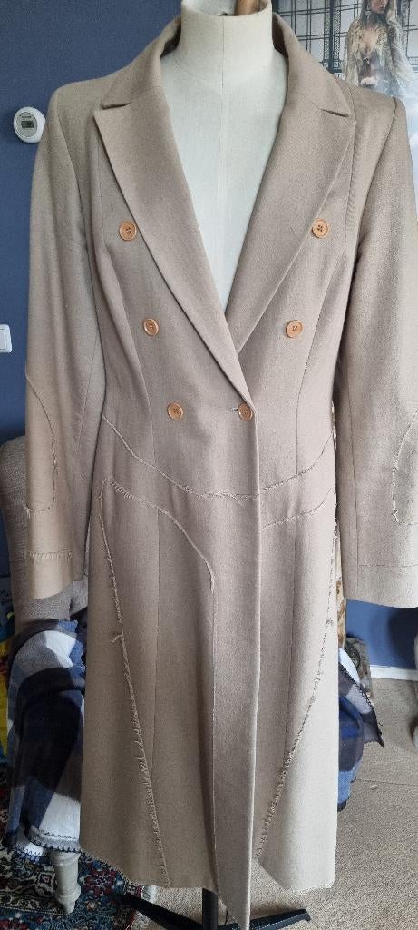 dames jas Amava Arzuaga Spanje maat 38/40  camel wol, Maat 38/40 (M), Beige, Nieuw, Ophalen of Verzenden
