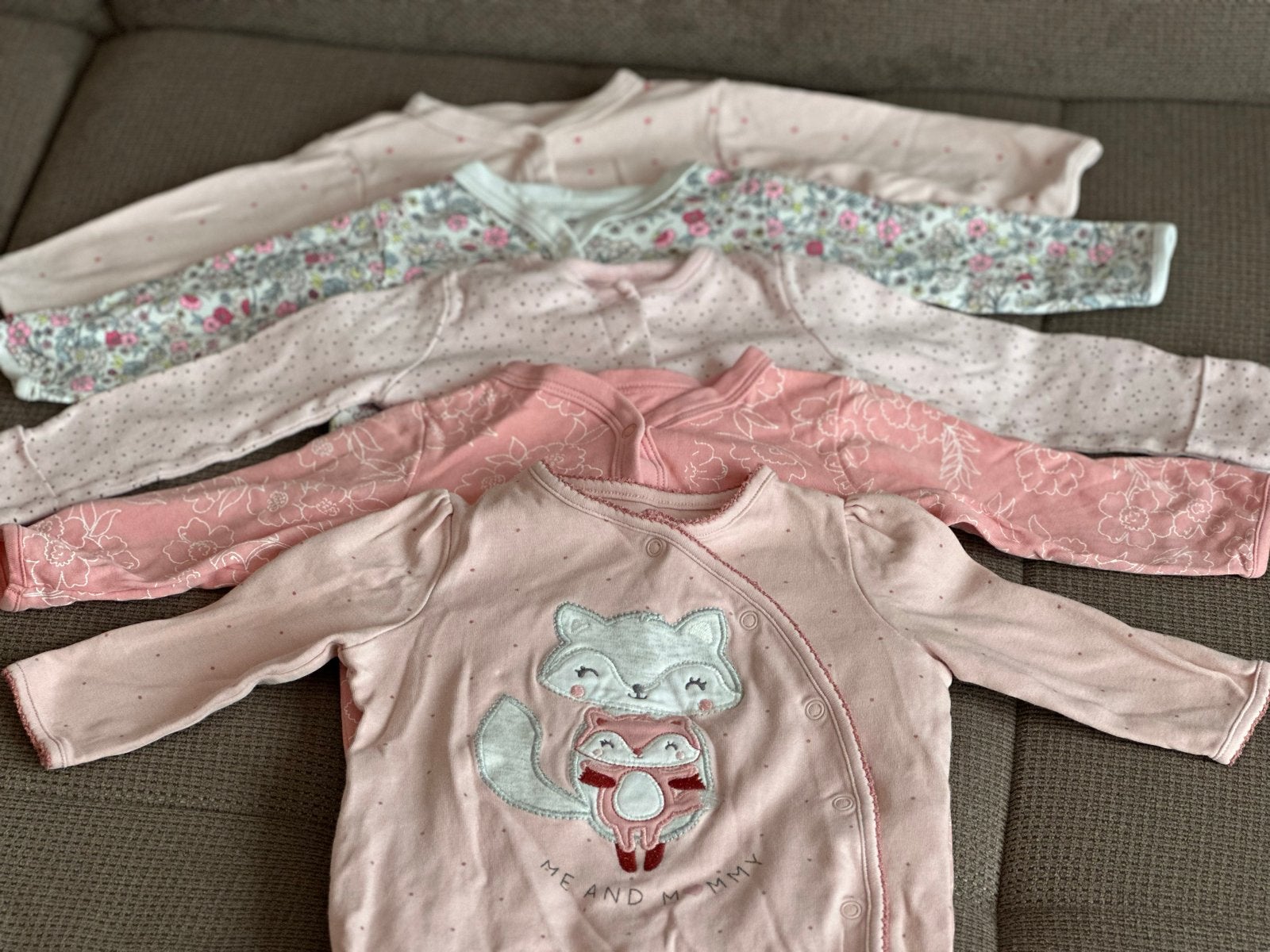 Grote set babykleding - Rompertjes, pakjes, vestje, Ophalen, Gebruikt, Maat 68