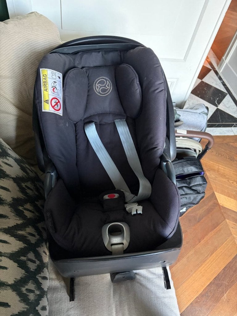 Cybex Base Z Black + Cloud Z i-Size autostoel - Zwart, Overige merken, Gebruikt, Isofix, 0 t/m 13 kg